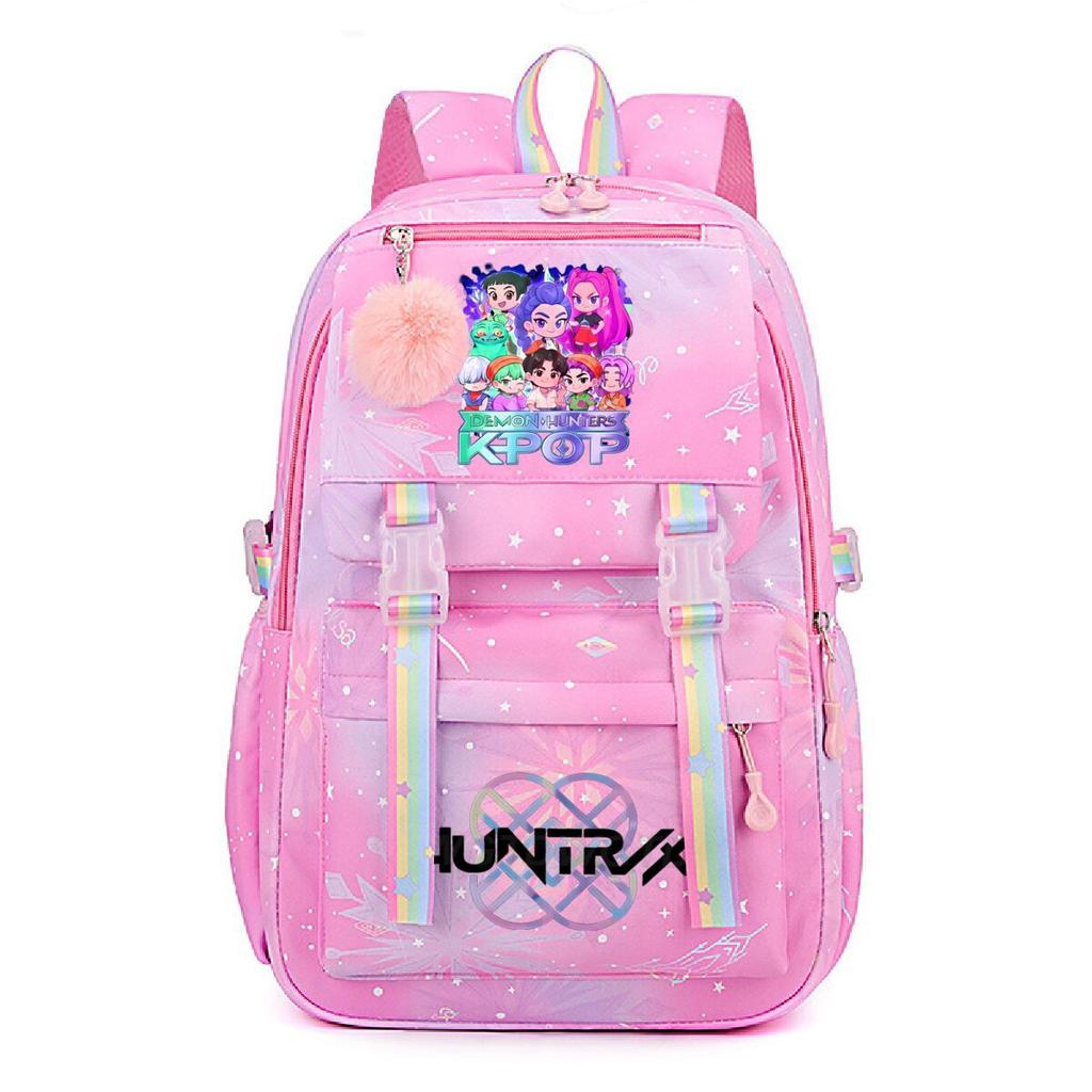 Animation Cartoon Peripheral Printing Korean Version Trend Burden Reduction Backpack Large Capacity Student Leisure Bag