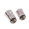 10Pcs B15 Brass-Nickel Plated Lamp Cap 1156 Single Contact Bayonet Auto Lamp Holder Ba15S Bay15D Auto Bulb Holder Cap