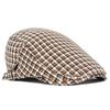 Plaid Beret Women's Lightweight Spring Summer Men's Forward Cap Outdoor Sunshade Cap Gatsby Painters Hat