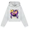5598 Kinder Mädchen Lily Lovebraids Bedruckte Kurzarm-Hoodies mit langen Ärmeln