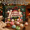 Holiday Countdown Calendar 2026 Christmas Squeeze Toy Advent Calendar, 24-Day Dumpling Bun Fidget Cute Toys Box, Soft TPR Stress Relief Sensory