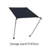 Campingstuhl Schatten Klappbar Einfach zu installierender tragbarer Unterschlupf für Reisen im Freien