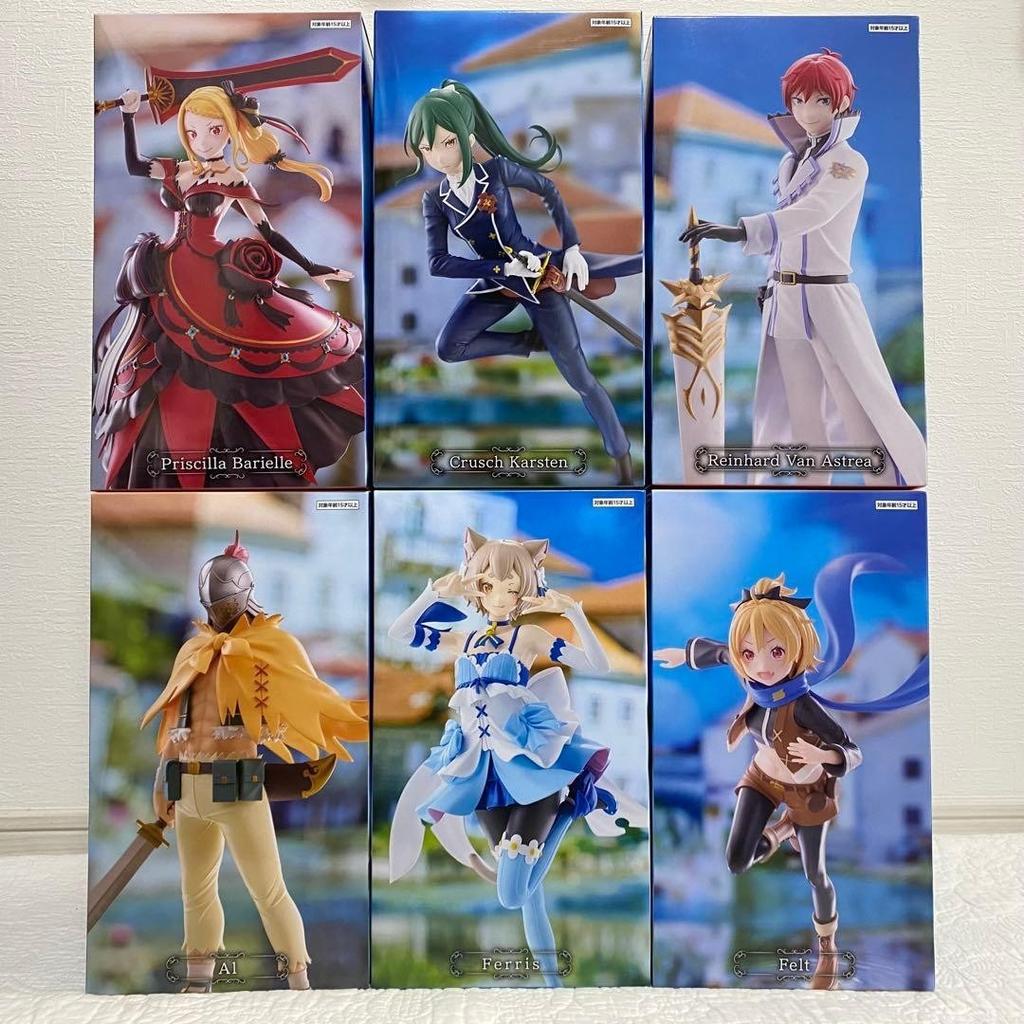 GiGO ReZero Crusch Priscilla Ferris Felt Reinhart Figure 6 Set