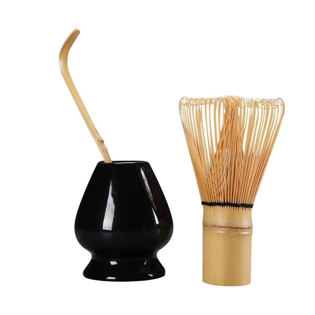 3/4pcs Matcha Set Bamboo Whisk Scoop Ceramic Matcha Bowl Home Tea-making Tools Accessories Matcha Tea Set Birthday Gifts