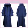 Medieval Wizard Hooded Robe Cloak With Long Sleeves For Halloween Role Play