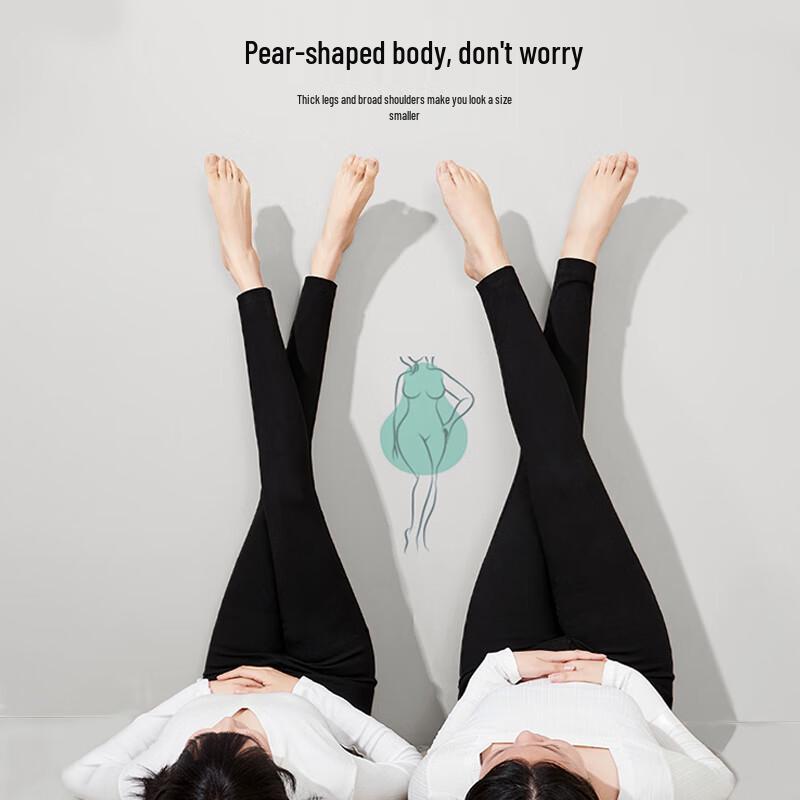 Langsha Women's High-Waist Black Magic Slimming Leggings