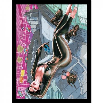 Catwoman Around Comic Cover Print
