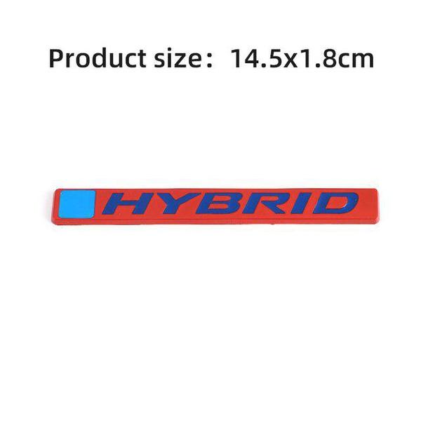 Car Sticker Emblem Auto Badge Decal for Hybrid Synergy Drive Letter Prius Camry Rav4 Crown Auris Honda Focus Toyota Styling