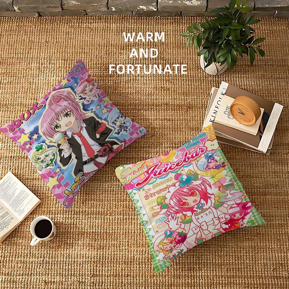 Shugo Chara Japan Anime Cushion Cover Polyester Sofa Cushions Decorative Throw Pillows Home Decoration Pillowcover