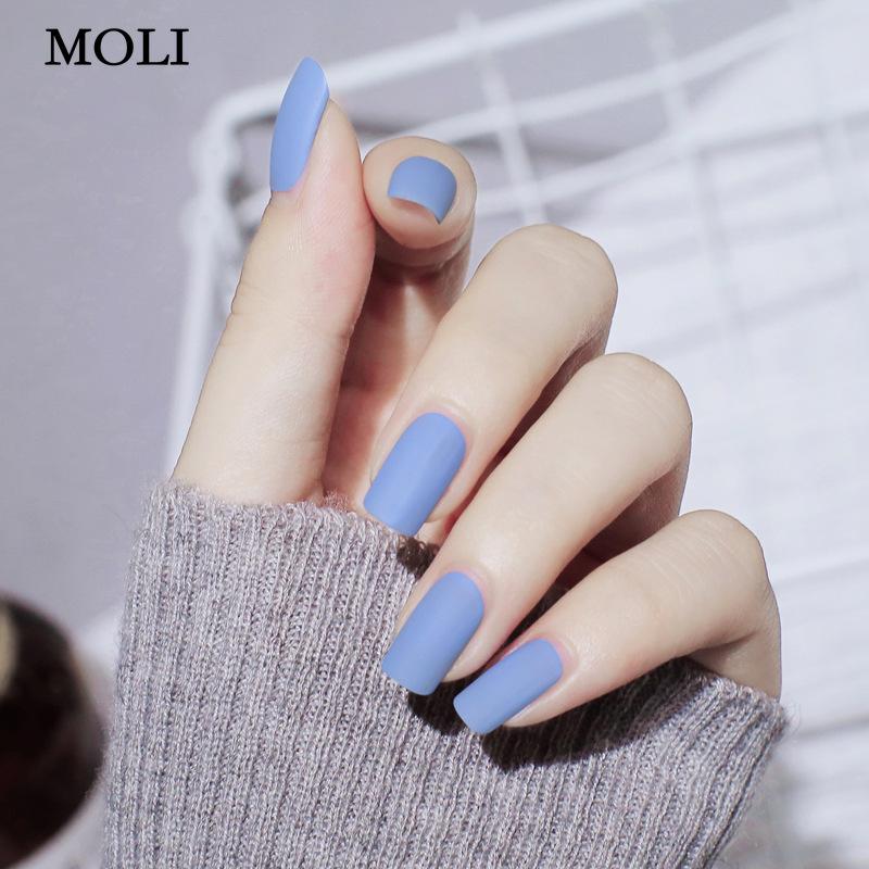 Fog Matte Nail Polish Lasting Non Peelable Scrub Colorless Transparent Bake Free Nail Enamel