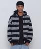 Retriever Club Bold Stripe Hood Zip Up [Gray]