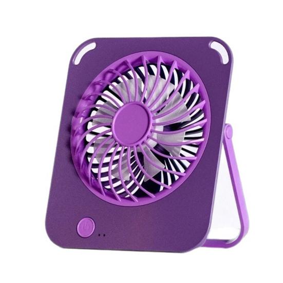 Portable Small Fan, Rechargeable Ultra-thin Silent Operation, with 3 Gear Wind Speed Desktop Fan, for Office Study Dormitory Outdoors