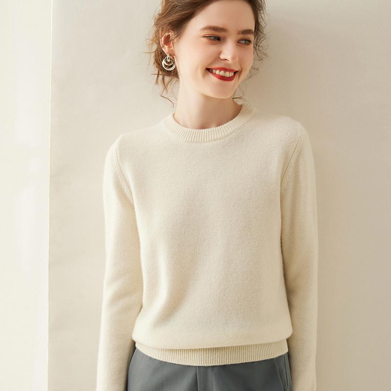 Plus Size Women's Thick Cashmere Raglan Sleeve Sweater