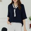 Dedra Tight Blouse   99size  Color Block Tbd3214