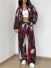 Camouflage Style Autumn and Winter New European and American Women's Clothing Outdoor Fashion Suit Women