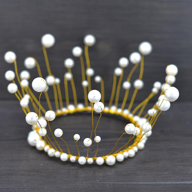 

Кружевная тиара-ободок принцессы: Свадебная корона в детском стиле для украшения торта на день рождения