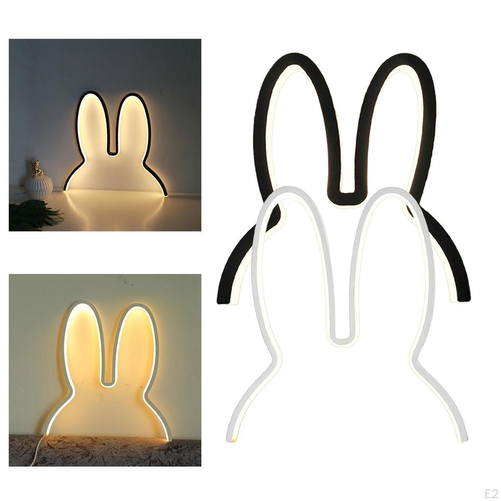 LED Bunny Lamp USB Dimmable Lamps Rabbit Night Light Children Room , ,Holiday ,Nursery Ornament