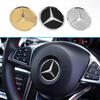 Car Steering Wheel Center Emblem Sticker Badge Decoration Cover For Mercedes Benz AMG W203 W206 W220 W205 W211 W212 W201 W210