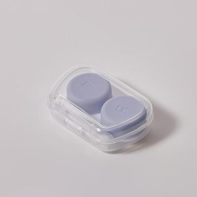 Custodia per lenti a contatto pastello blu