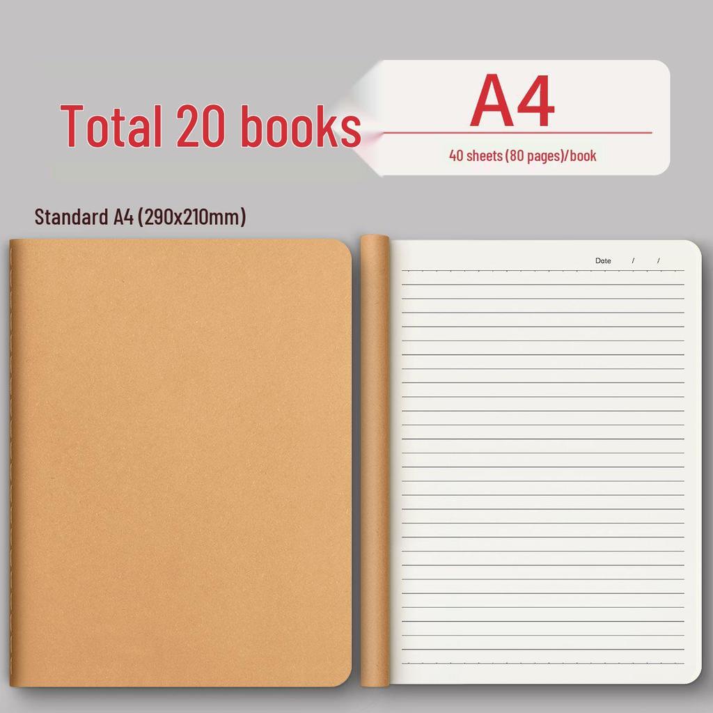 Kraft Paper Notebook: Thick B5 for Students of All Levels