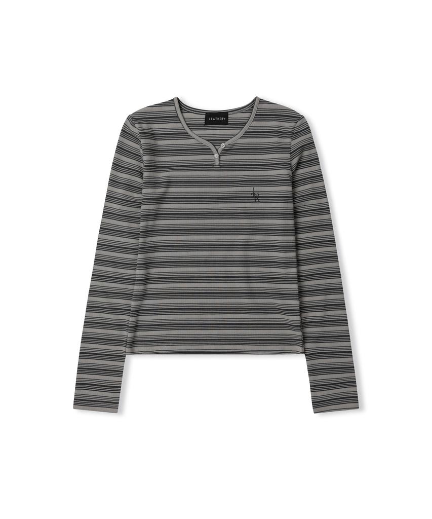 Ledeoli Slim Fit Striped Top [3 Colors]