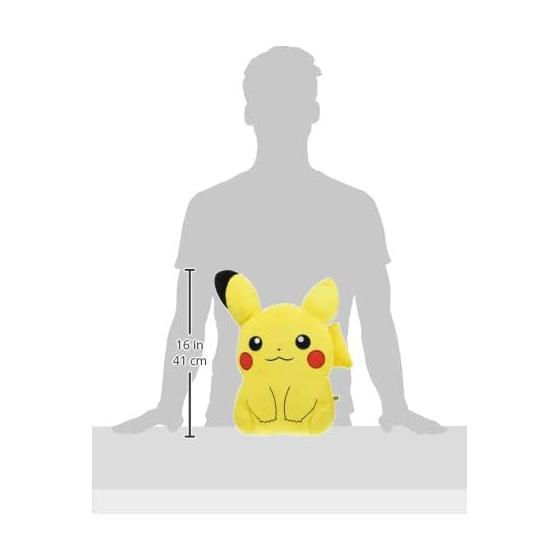 Pokemon Plush Miscellaneous Goods Series Mochi Fluffy Cushion Pikachu Height 30cm