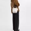 Coach Hanna 17 Magnetic Closure Logo Leather Bucket Bag Women Handbags Chalk-White CR168-IMCHK