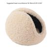 Winter Teens Fleece Ear Warmer Elastic Windproof Solid Color Earmuff Adult Unisex Winter Cycling Skiing Supplies