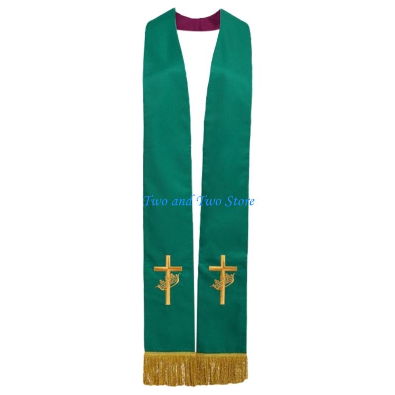 HX6F Easy Care Religious Graduation Stole Scarf Soft Polyester Fiber For Students