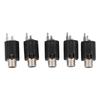 5Pcs Stereo Jack Socket 6.35mm 2 Channel Input 3P Connector Pickup Jack Socket for Replacement