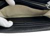 Jimmy Choo Round Zip Patent Leather Purse Black Patent Leather Women Used
