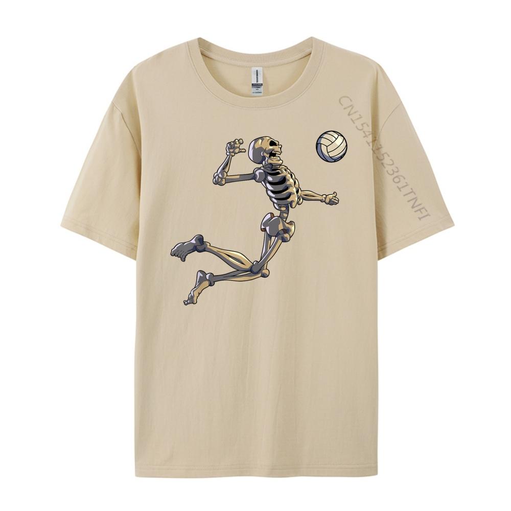 Volleyball Skeleton Women Men Volleyball Player Men T Shirts High Quality Durable and Wearresistant TShirts 4TH of July