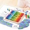 Multiplication Learning Kids Toy With Wooden Arithmetic Board For Classroom Use