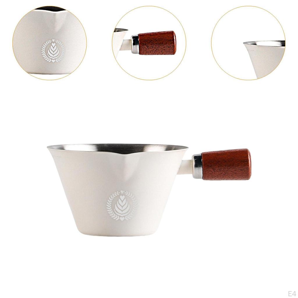 0.1 L Coffee Cup In Stainless Steel with Marking 7.7x4.7cm