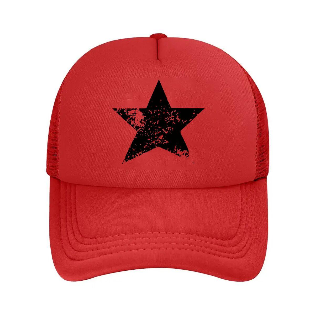 LED Star Decorative Light For Bedroom Party Mesh Baseball Cap Hip Hop Adjustable