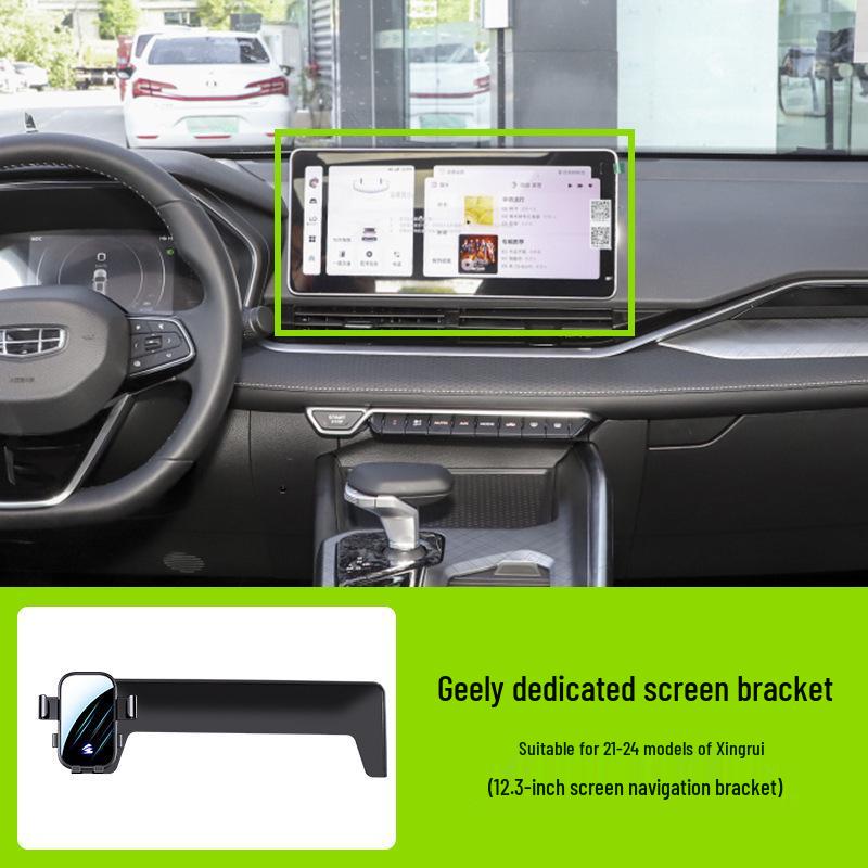 Car Phone Holder for Geely Models: Xingrui, Emgrand, Jiaji Yuanjing X6PRO, Boyue L - Compatible with Horizontal Screens