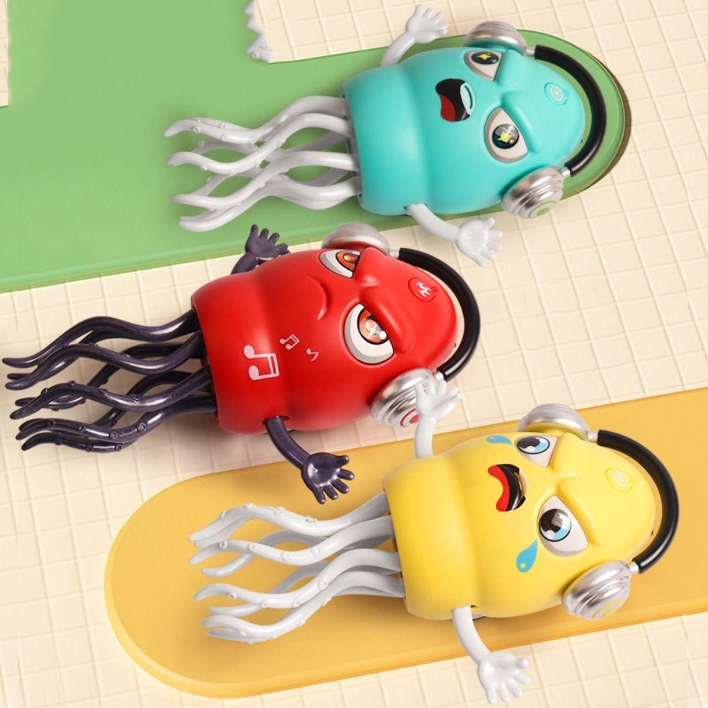 Simulation Electric Dancing Octopus Toy Interactive Walking Dancing Octopus  Birthday Gift