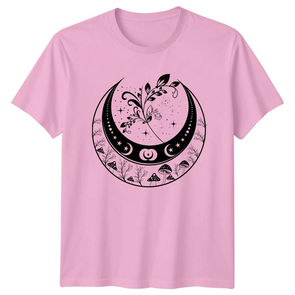 Mystical Moon Forest Magic TShirt Celestial Boho Nature Birthday Gift For Him