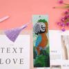 Factory  R-AA122-238/M060 Bookmarks Animal Bookmark Shaped Diamond Painting Bookmarks Made of Leather and Crystal