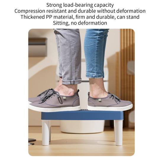 Household Toilet Stool Anti-slip Surface Solid Legs Thickened Squatting Stool Adult Squat