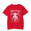 Punk Vintage Streetwear Alien Unisexs TShirt Gamer TShirt Da Vinci Print Short Sleeve Y2k Rock Graphic Print TShirt Unisex