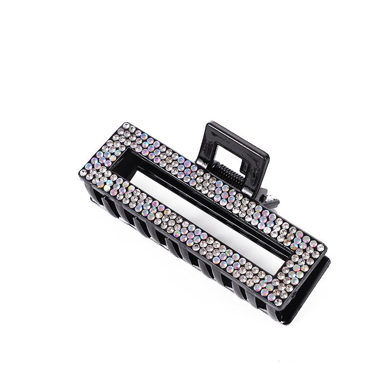 Elegant Rhinestone Diamond-Studded Shark Clip for Women