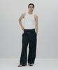 Sunjin New High-Rise Wide-Leg Pants [Black]