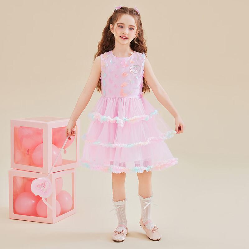 Hello Kitty Girls' Pink Butterfly Princess Dress