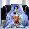 1 peça, Manta Disney Princesa Jasmine & Tigre Bebê Decoração de Casa, Capa de Sofá, Exterior, Presente para Amigos, Mantas, Quarto, Sala de Estar, Viagem