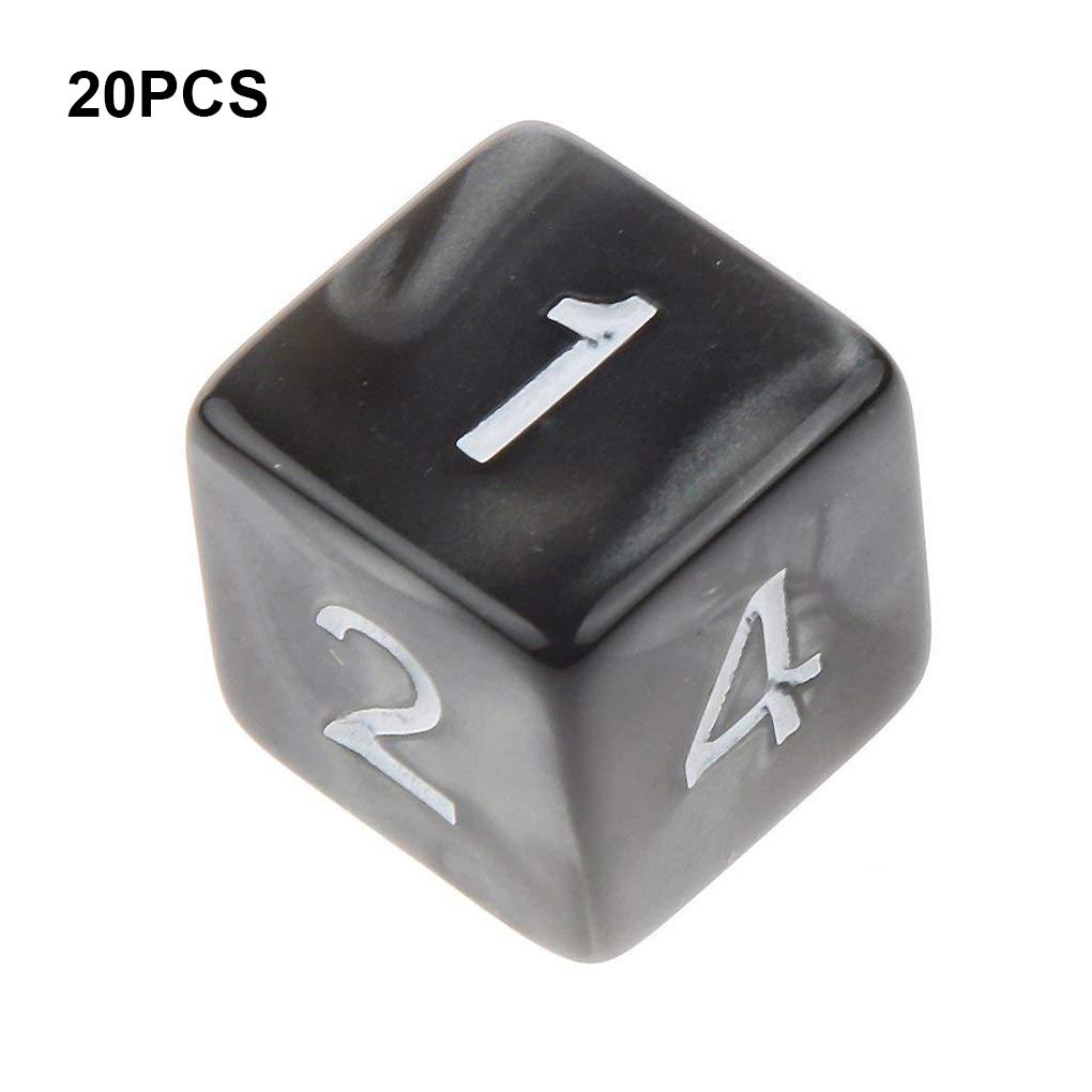 1Pcs Wear-resistant Opaque Dice Set Readable Dice Square Anti-skidding Stable Practical Children Toy Math Game Accessories