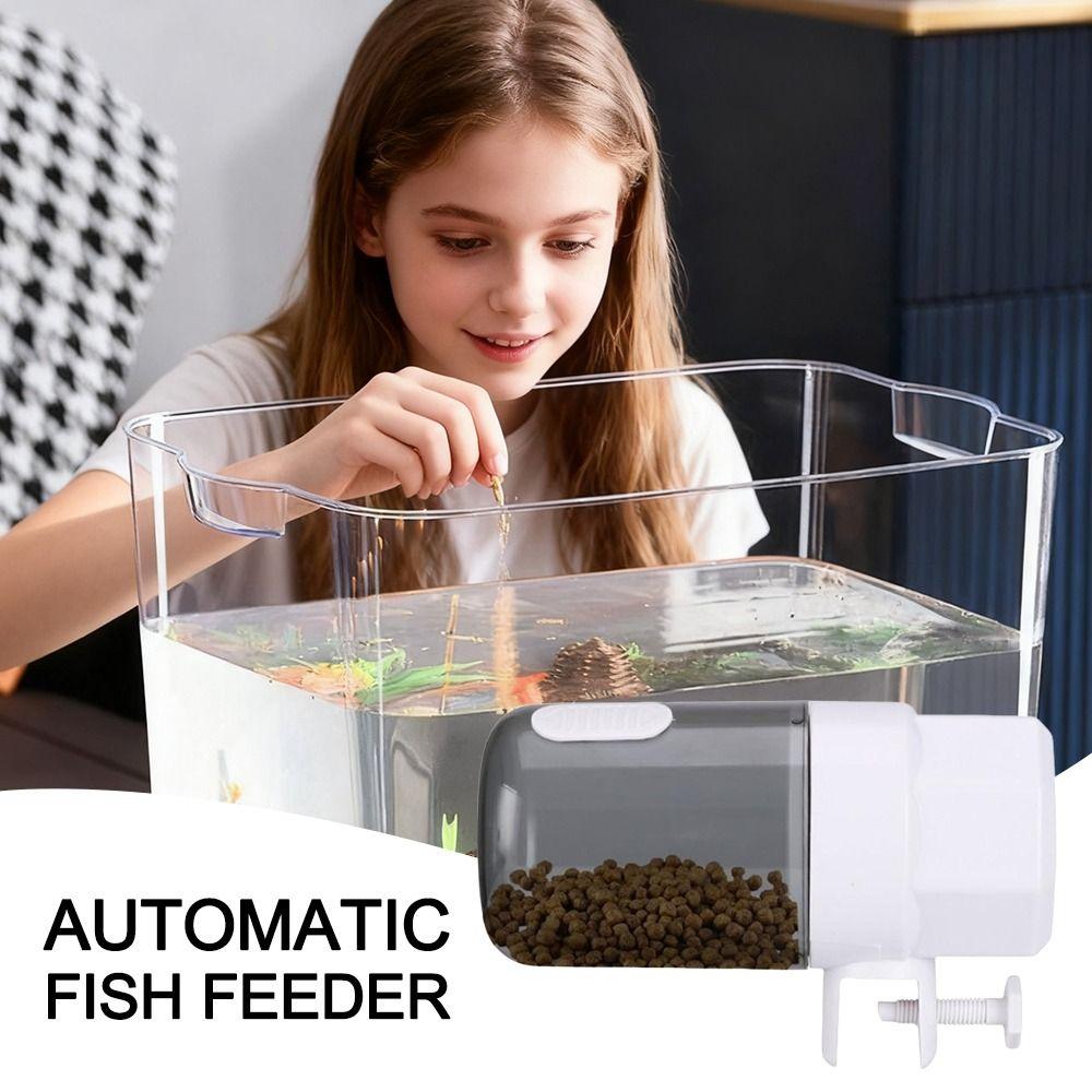 3/7nd Gear Fish Tank Feeder Intelligent Turtle Feeder Durable Auto Fish Feeders  Fish Tanks