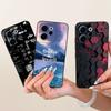 For Oppo CPH2801 Phone Case For Oppo Reno 15F Casing Silicone Luxury Fashion Flowers Kawaii Cute Painted Cover For Oppo Reno15 F