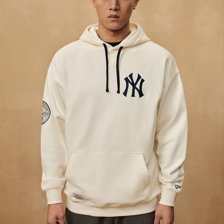 New Era FW23 MLB New York Yankees Letter Print Pullover Casual Sports Hoodie Unisex hoodie 13732636