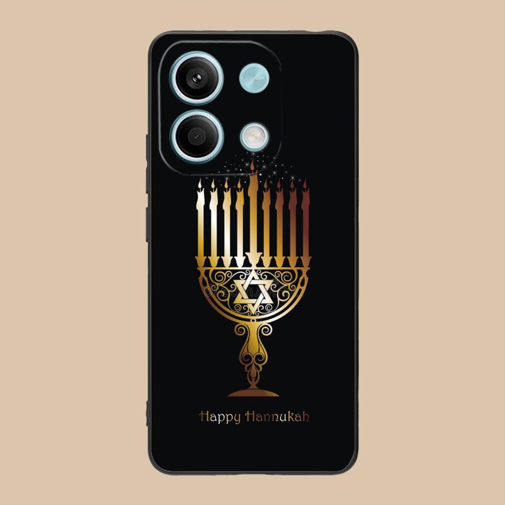 

Jewish Hanukkah Mobile Phone Case for POCO M7 M6 M5 M4 M3 X7 X6 X5 X4 X3 Pro GT 5G Colorful Printing Cover Pretty Luxury Poco X3 NFC
